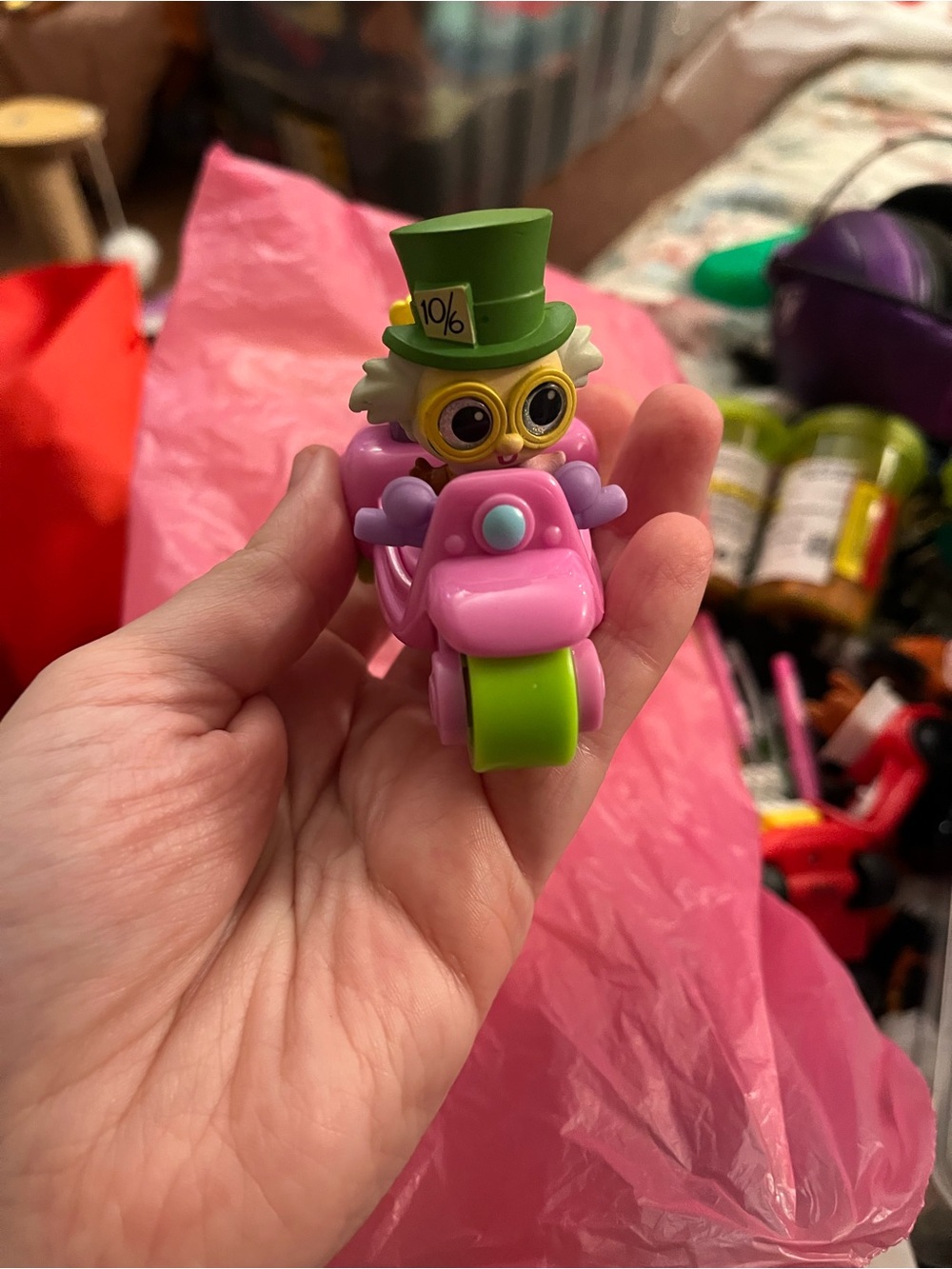 disney doorables vehicles - mad hatter Alice in wonderland
